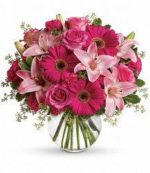 A Little Pink Me Up From Rogue River Florist, Grant's Pass Flower Delivery